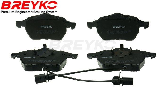 DAVID VASCO Z1307: Bremžu kluči BREYKO Priekšējais tilts, ar gredzenveida starplikām, bez skrūvēm