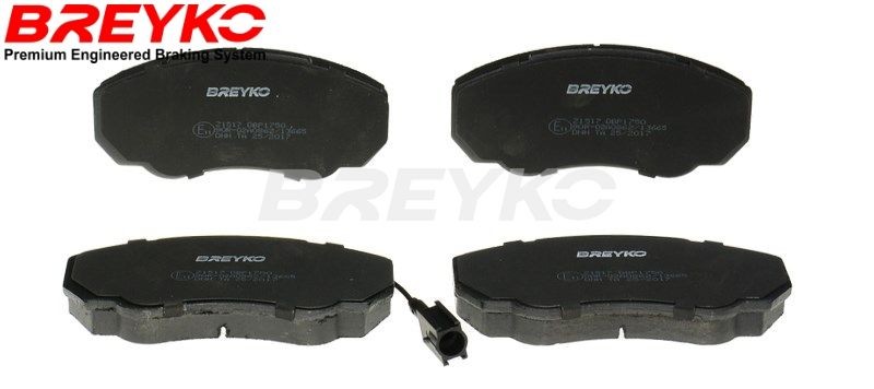 DAVID VASCO Z1517: Bremseklodser BREYKO foraksel, med afstandsskiver, uden skruer