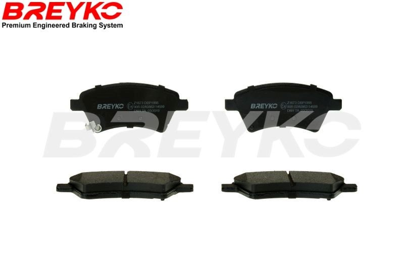 DAVID VASCO Z1673: Bremžu kluči BREYKO Priekšējais tilts, ar gredzenveida starplikām, bez skrūvēm