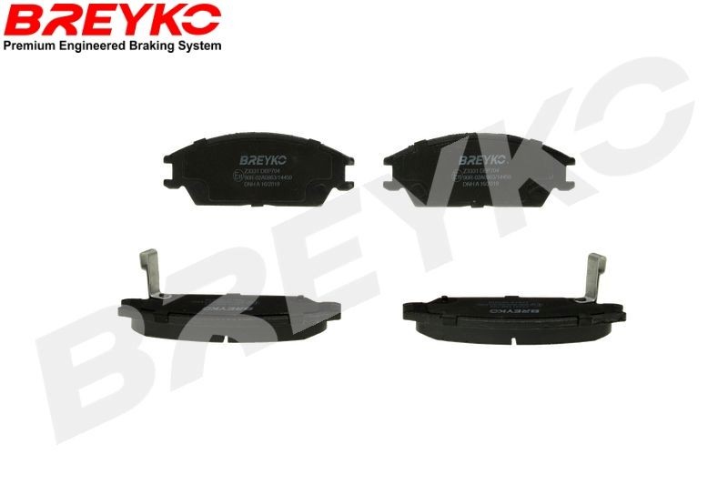 DAVID VASCO Z3331: Bremžu kluči BREYKO Priekšējais tilts, ar gredzenveida starplikām, bez skrūvēm