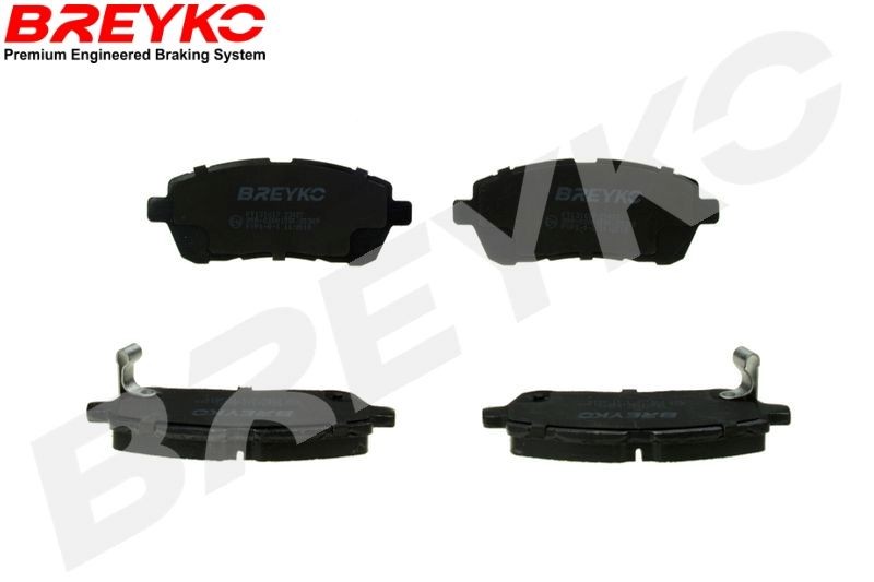 DAVID VASCO Z3437: Bromsbelägg BREYKO framaxel, med distansbrickor, utan skruvar