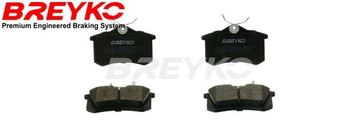 DAVID VASCO Z823: Klocki hamulcowe BREYKO Oś tylna, z tarczami dystansowymi, bez śrub