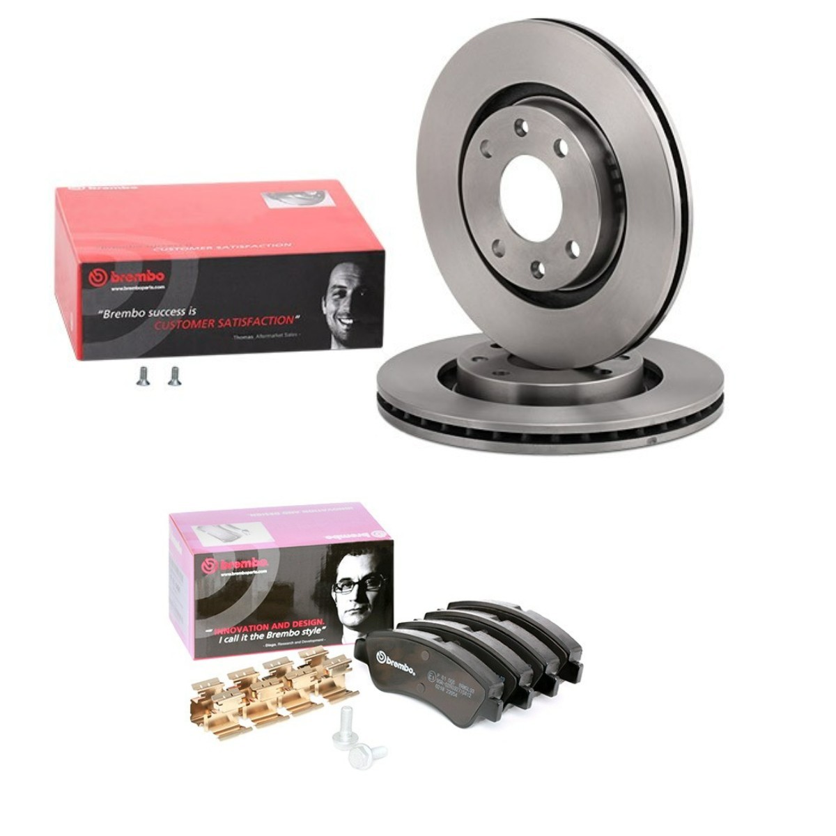 BREMBO BRB3405N0001: Disques et plaquettes de freins Ø: 266mm, ventilé de l'intérieur Prime