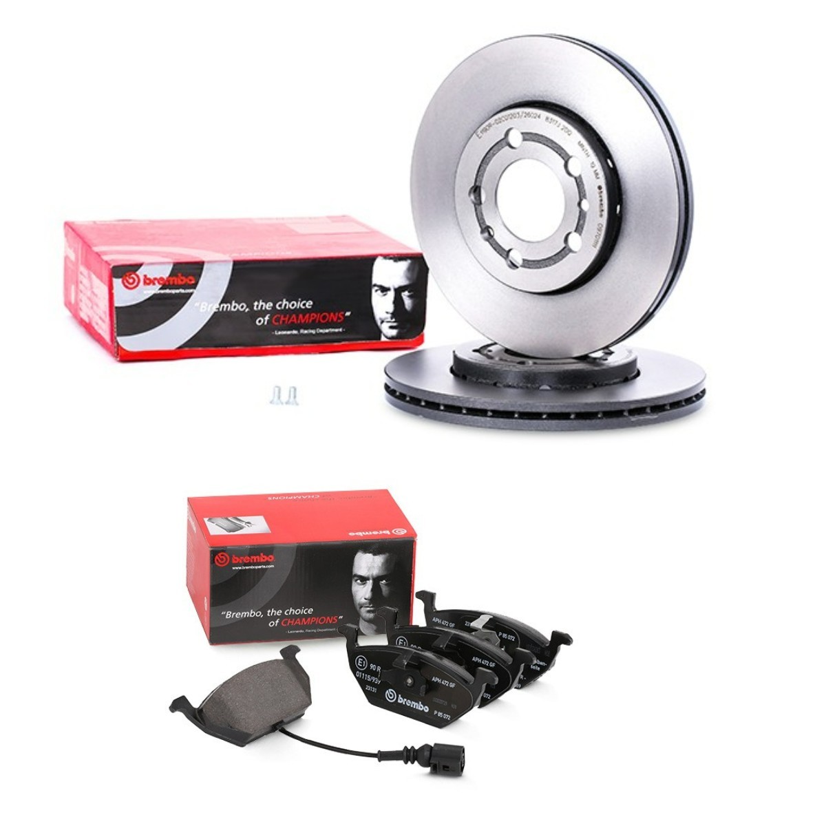 BREMBO BRB3405N0002: Bremsscheiben und -beläge Ø: 256mm, innenbelüftet Prime