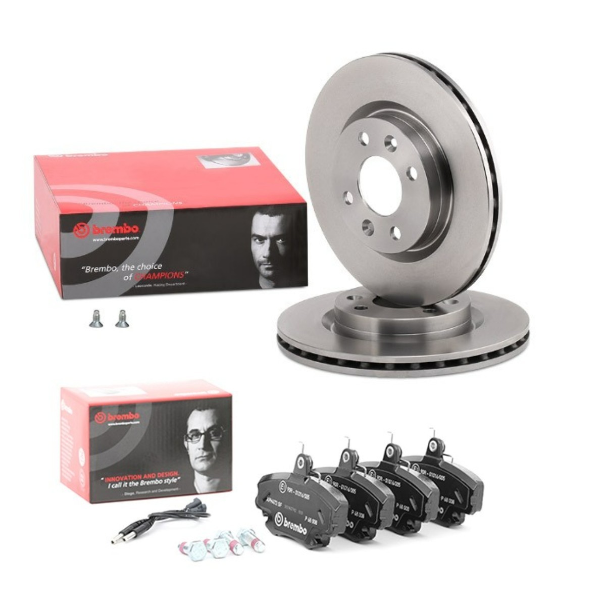 BREMBO BRB3405N0031: Fék készlet, tárcsafék Ø: 259mm, belső hűtésű Prime