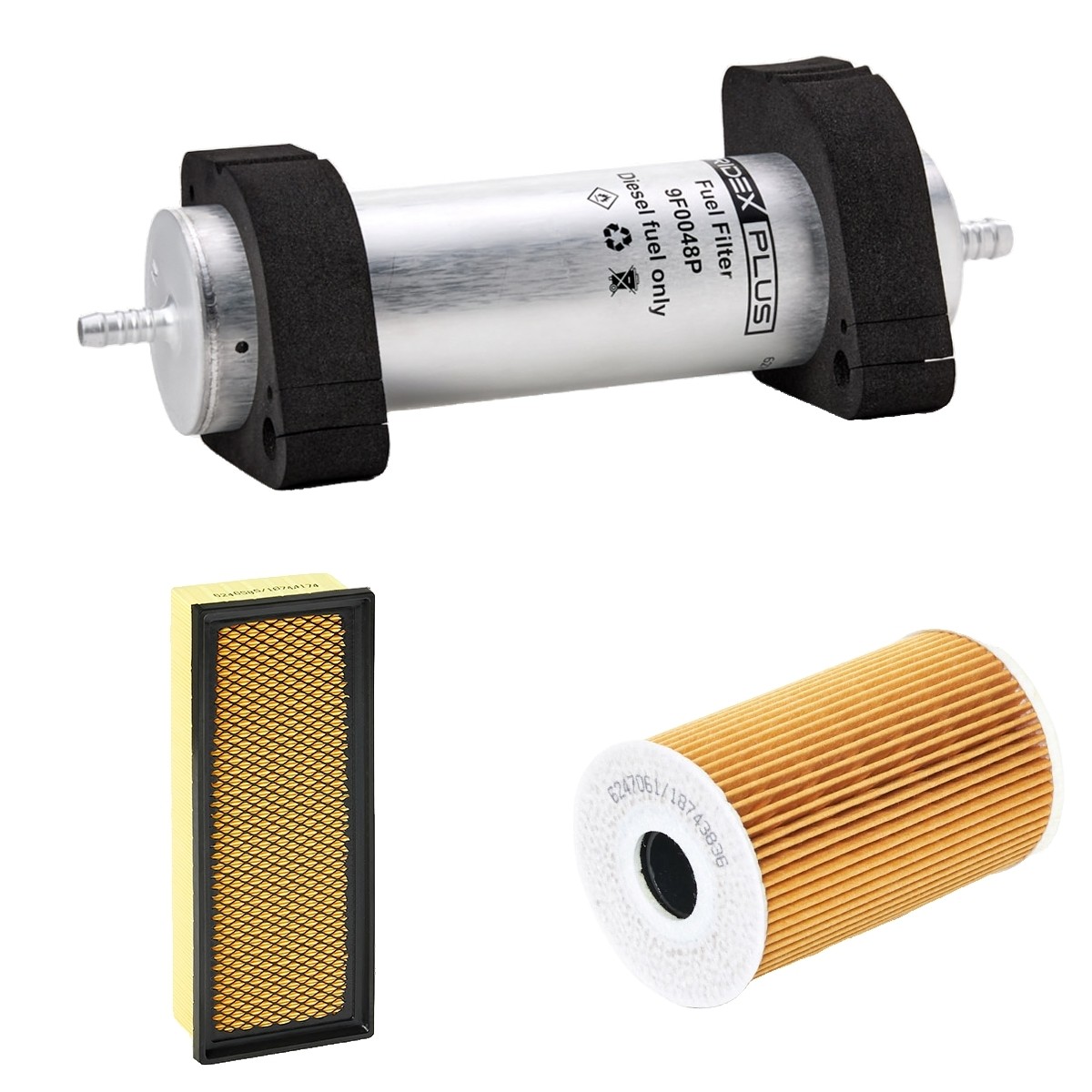 RIDEX PLUS 4055F7740P: Filtersats