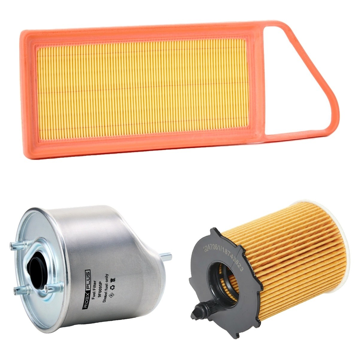 RIDEX PLUS 4055F7839P: Комплект филтри