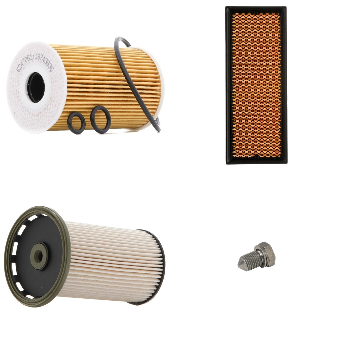 RIDEX PLUS 4055F9308P: Комплект филтри