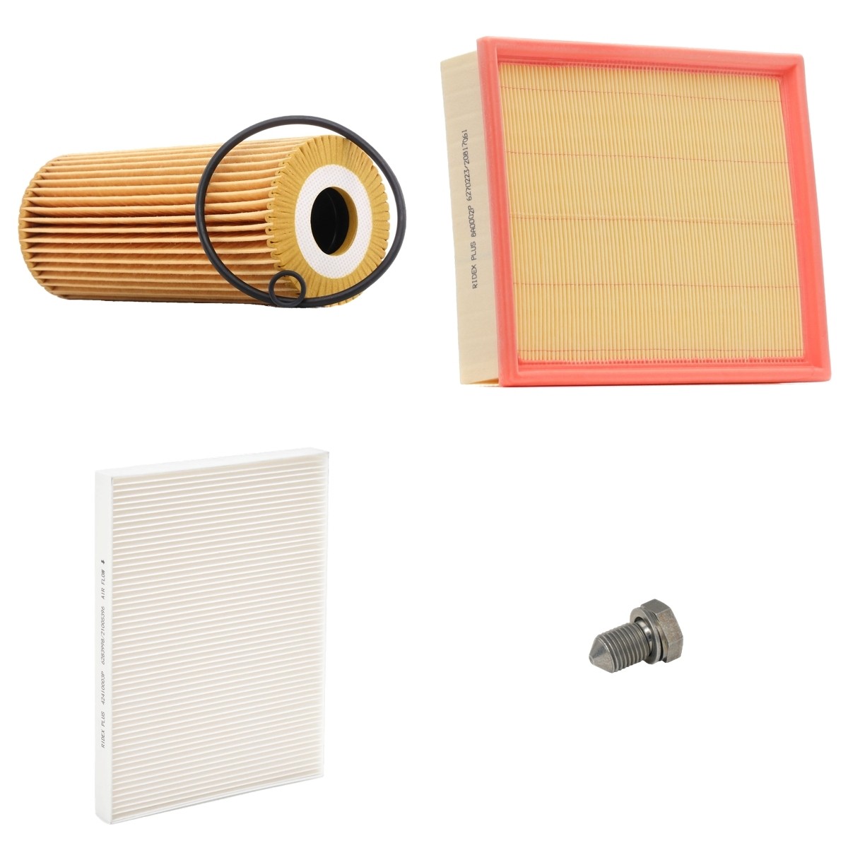 RIDEX PLUS 4055F0201P: Filtersats