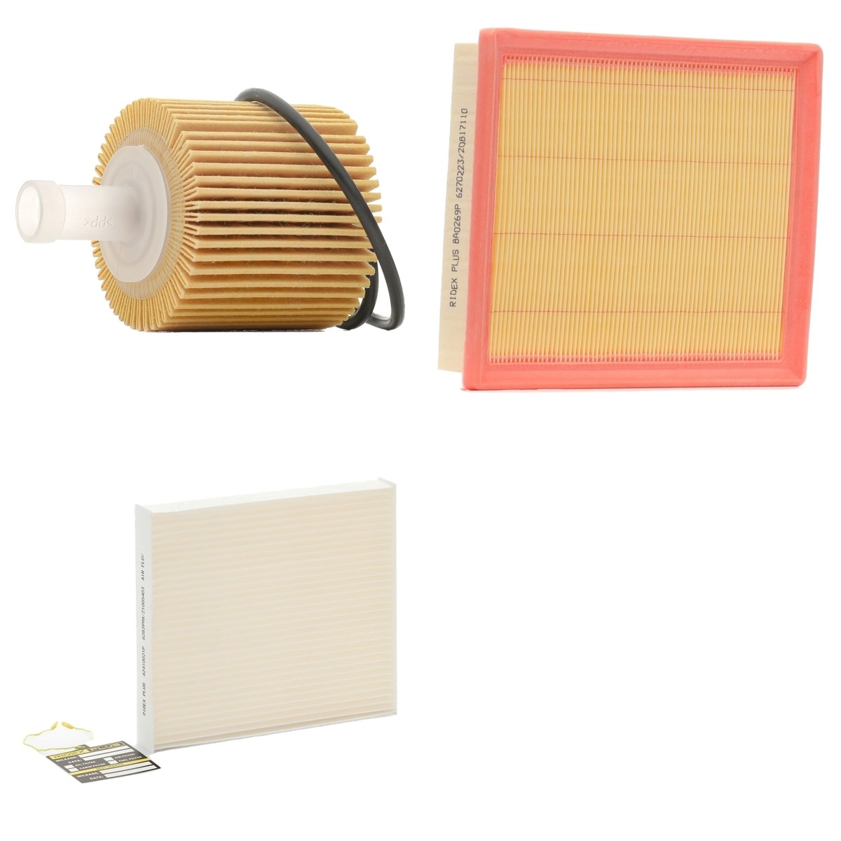 RIDEX PLUS 4055F20276P: Filtrs-Komplekts