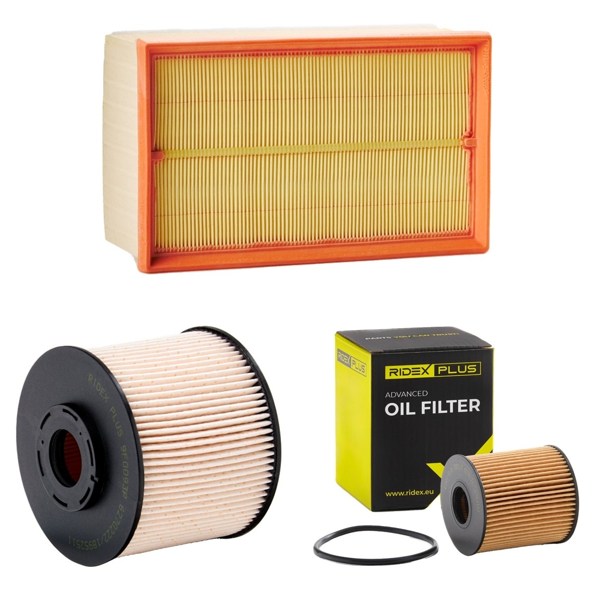 RIDEX PLUS 4055F22900P: Комплект филтри