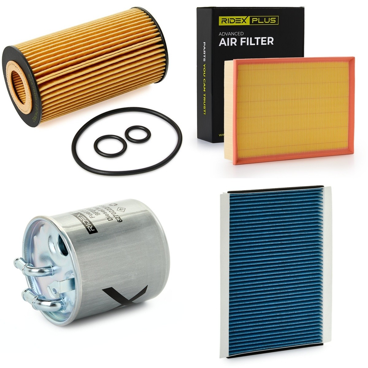 RIDEX PLUS 4055F28553P: Filterset