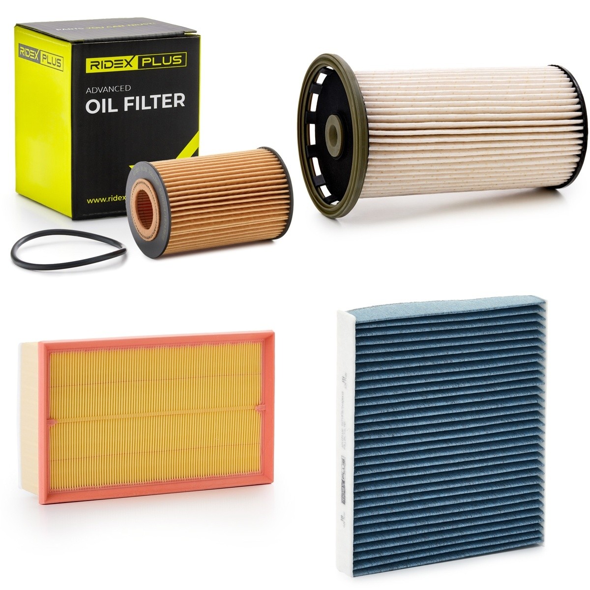 RIDEX PLUS 4055F28835P: Filter - Sada