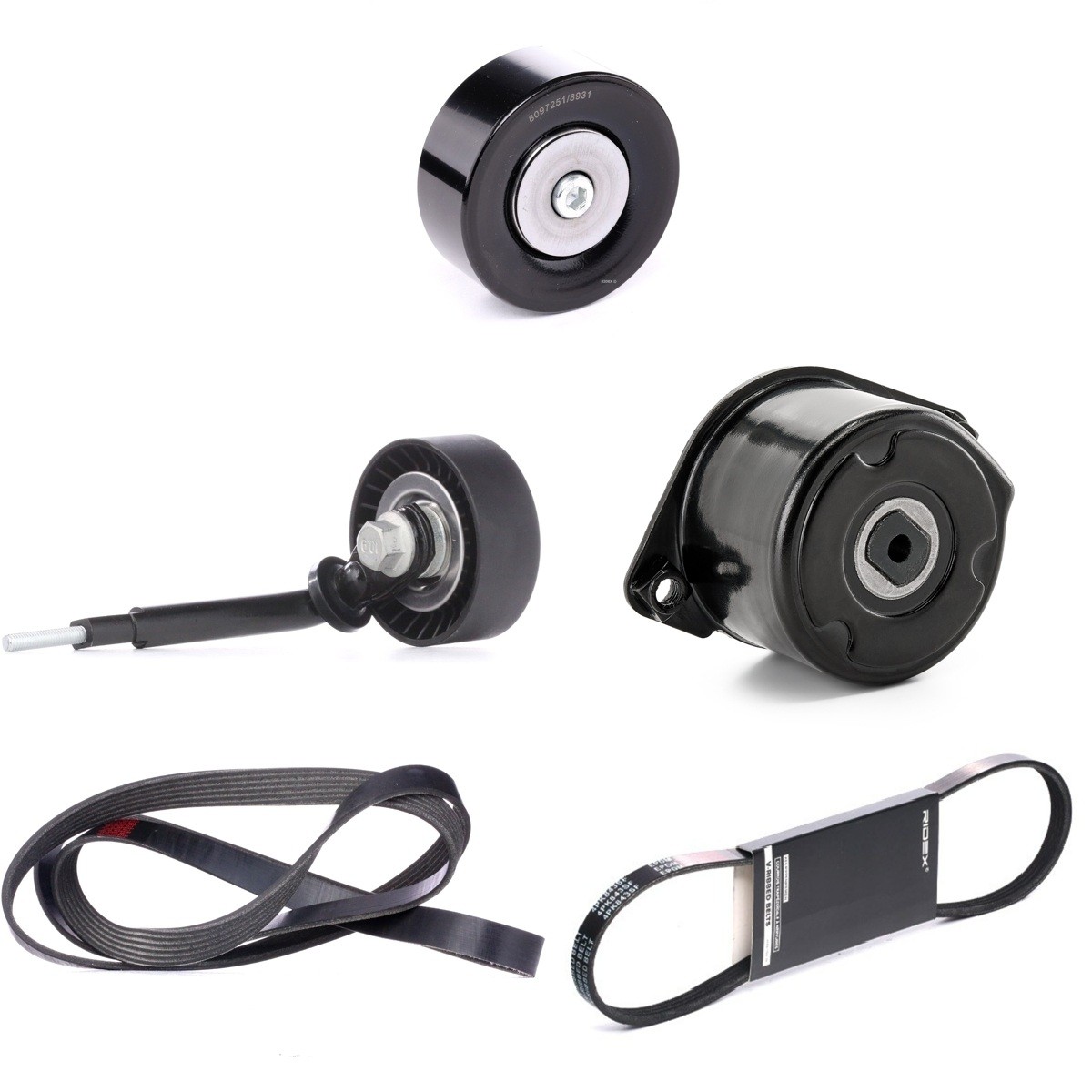 RIDEX 542R1227: Jogo de correias trapezoidais estriadas