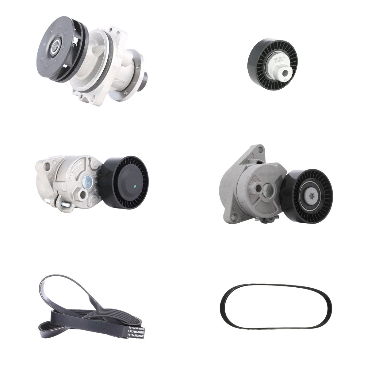 RIDEX 4172P0110: Bomba de água + kit da correia de distribuição com bomba de água