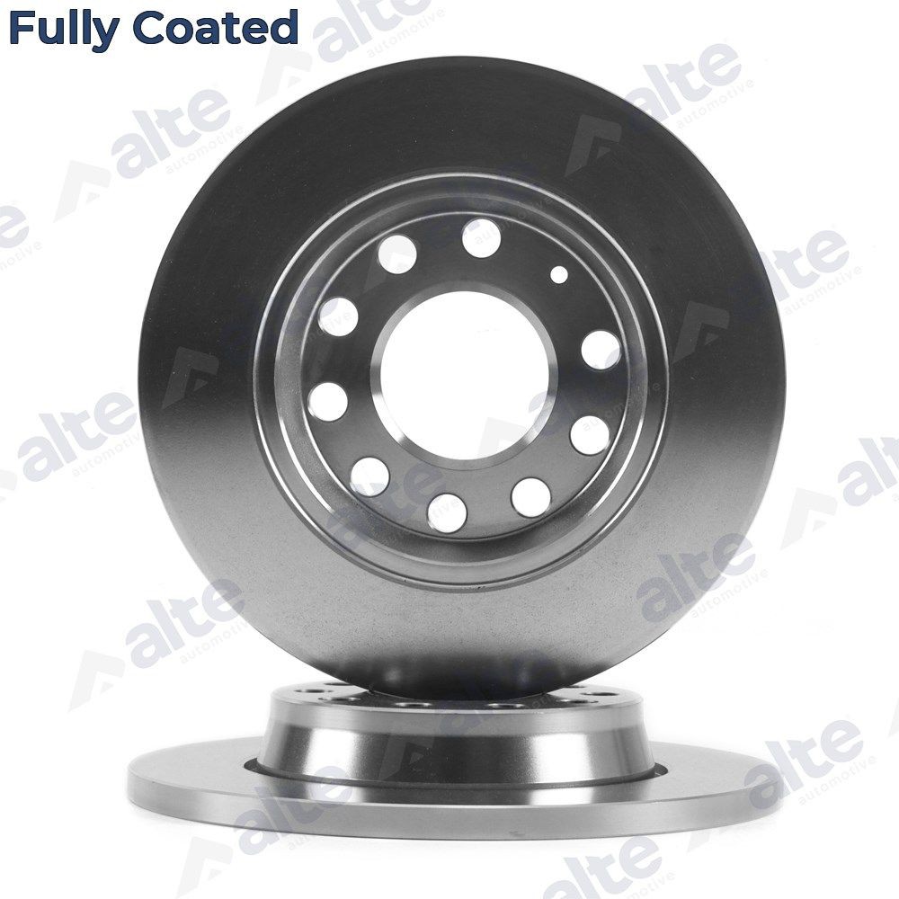ALTE AUTOMOTIVE 128192FCAL: Tarcza hamulcowa Oś tylna, Ø: 255[mm], pełny, Ø: 255[mm], pokryty