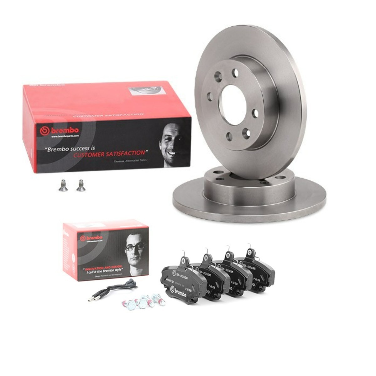 BREMBO BRB3405N0047: Fék készlet, tárcsafék Ø: 238mm, tele Prime
