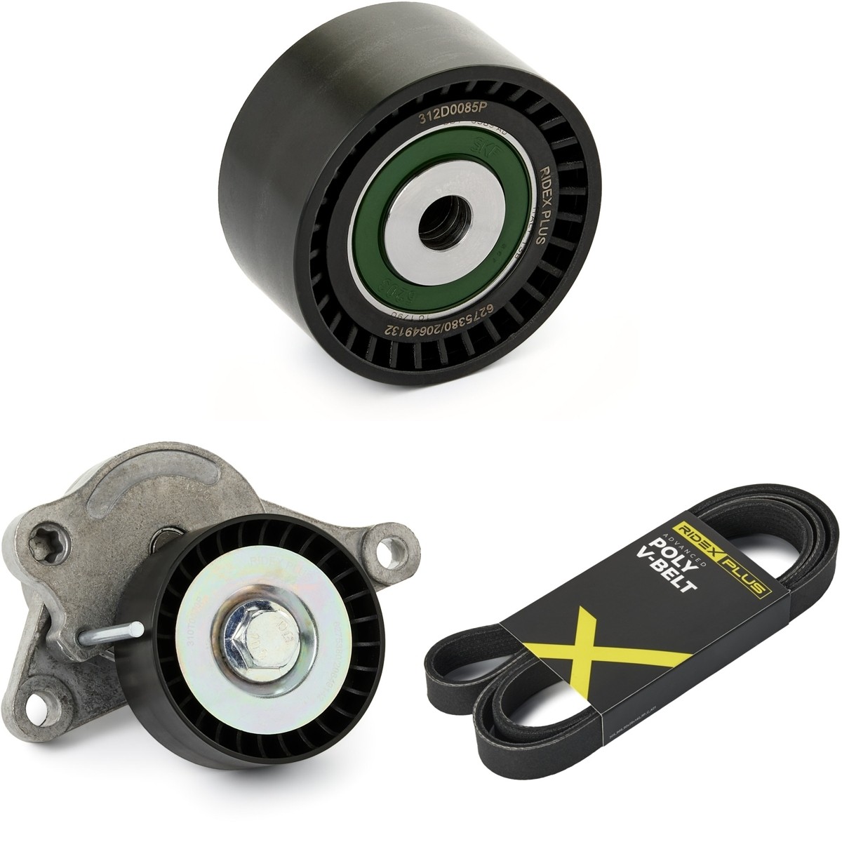 RIDEX PLUS 542R0726P: Jogo de correias trapezoidais estriadas