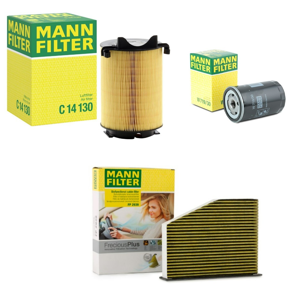 MANN-FILTER MNF4055N0006: Filterset