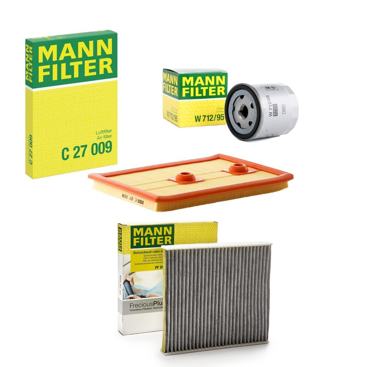 MANN-FILTER MNF4055N0009: Filtrs-Komplekts