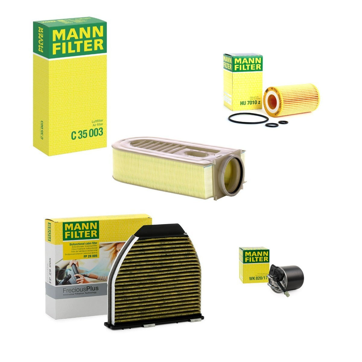 MANN-FILTER MNF4055N0023: Filterset