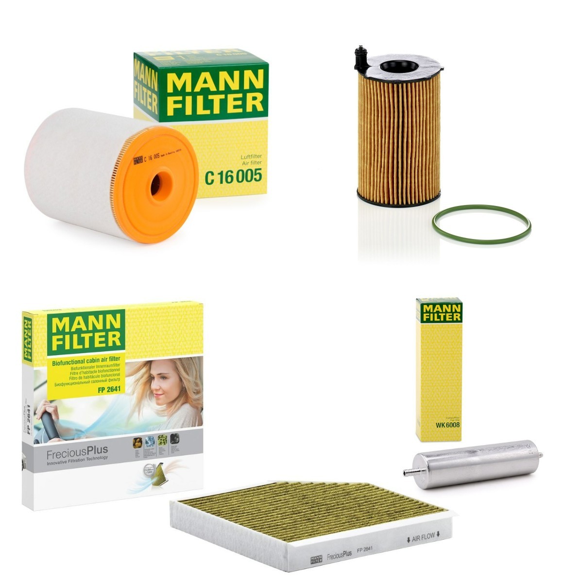 MANN-FILTER MNF4055N0048: Комплект филтри