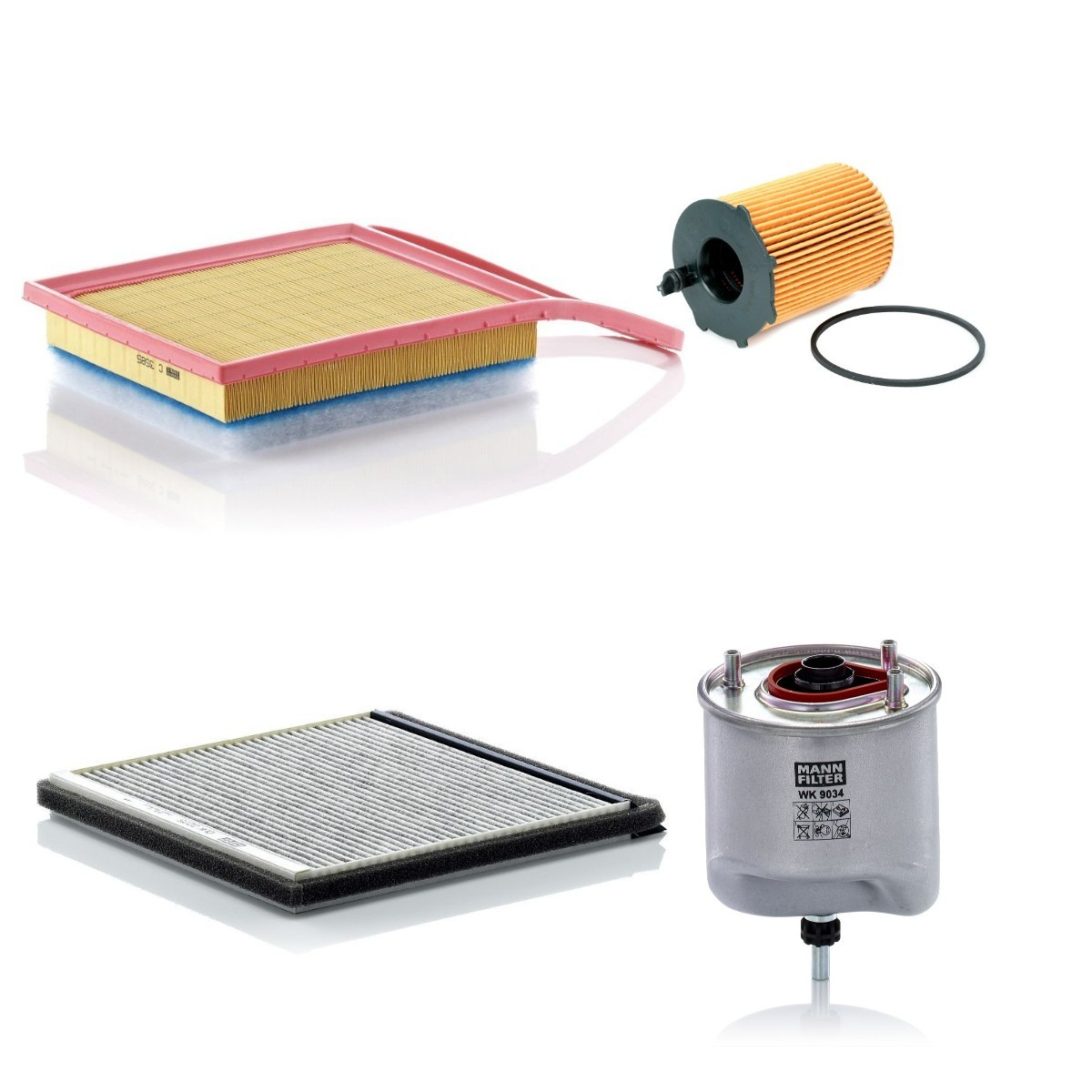 MANN-FILTER MNF4055N0059: Комплект филтри