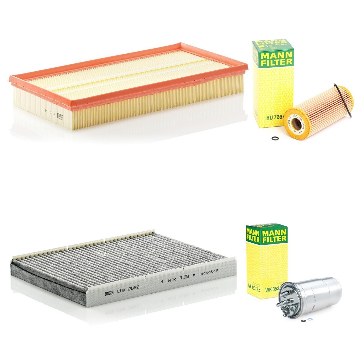 MANN-FILTER MNF4055N0064: Filterset