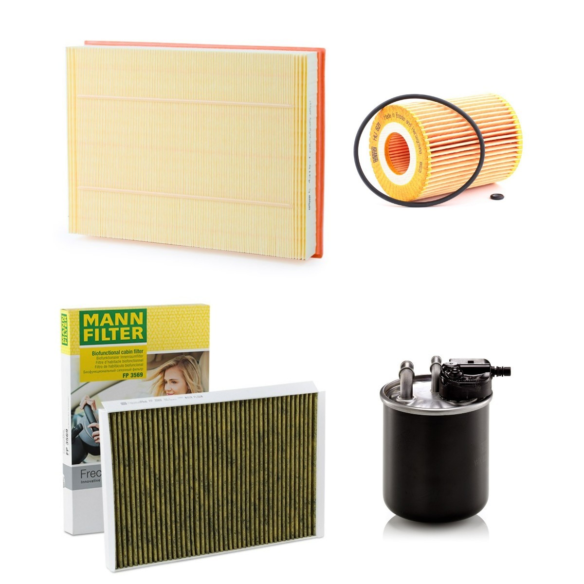 MANN-FILTER MNF4055N0066: Filterset