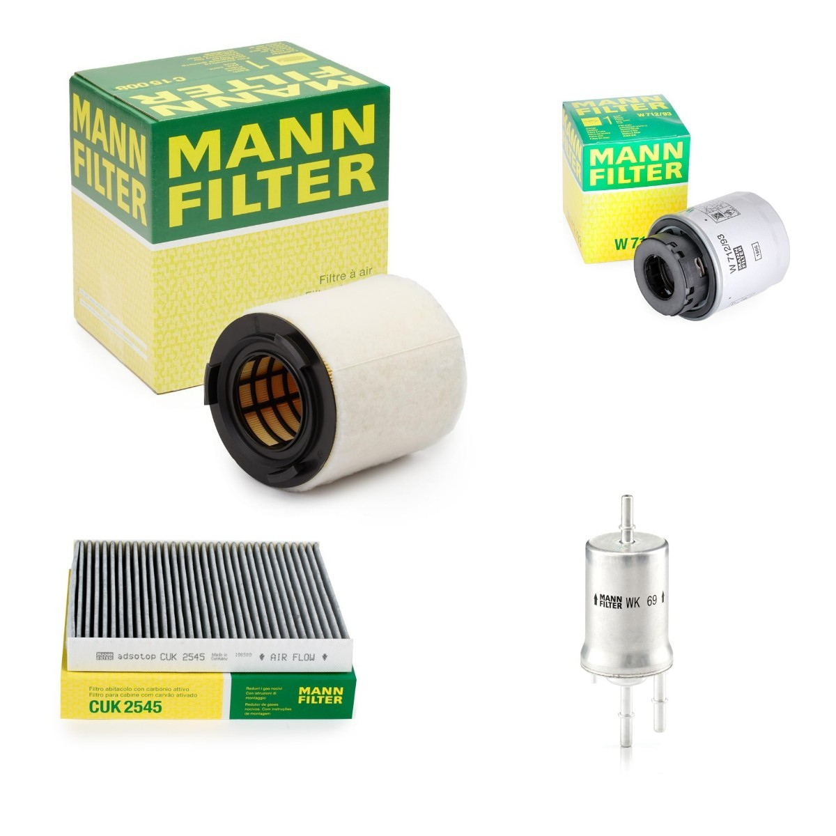 MANN-FILTER MNF4055N0086: Filterset