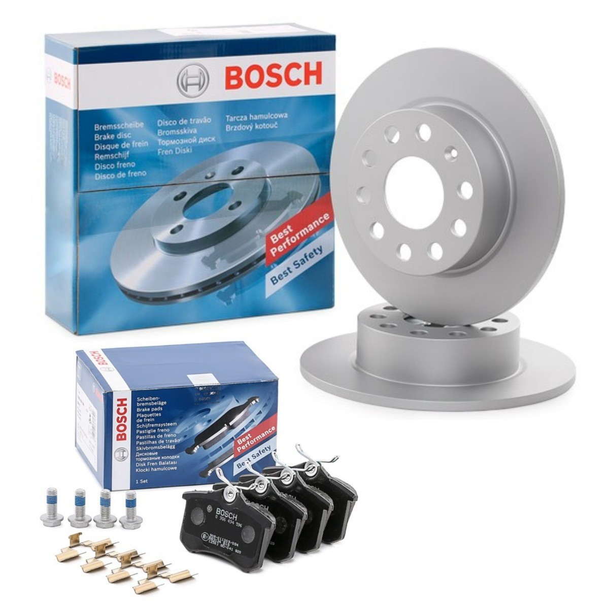 BOSCH BSH3405N0012: Bremžu komplekts, Disku bremzes Ø: 255mm, pilnīgi