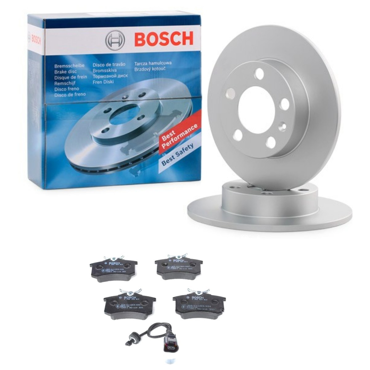 BOSCH BSH3405N0013: Bromssats, skivbroms Ø: 232mm, full