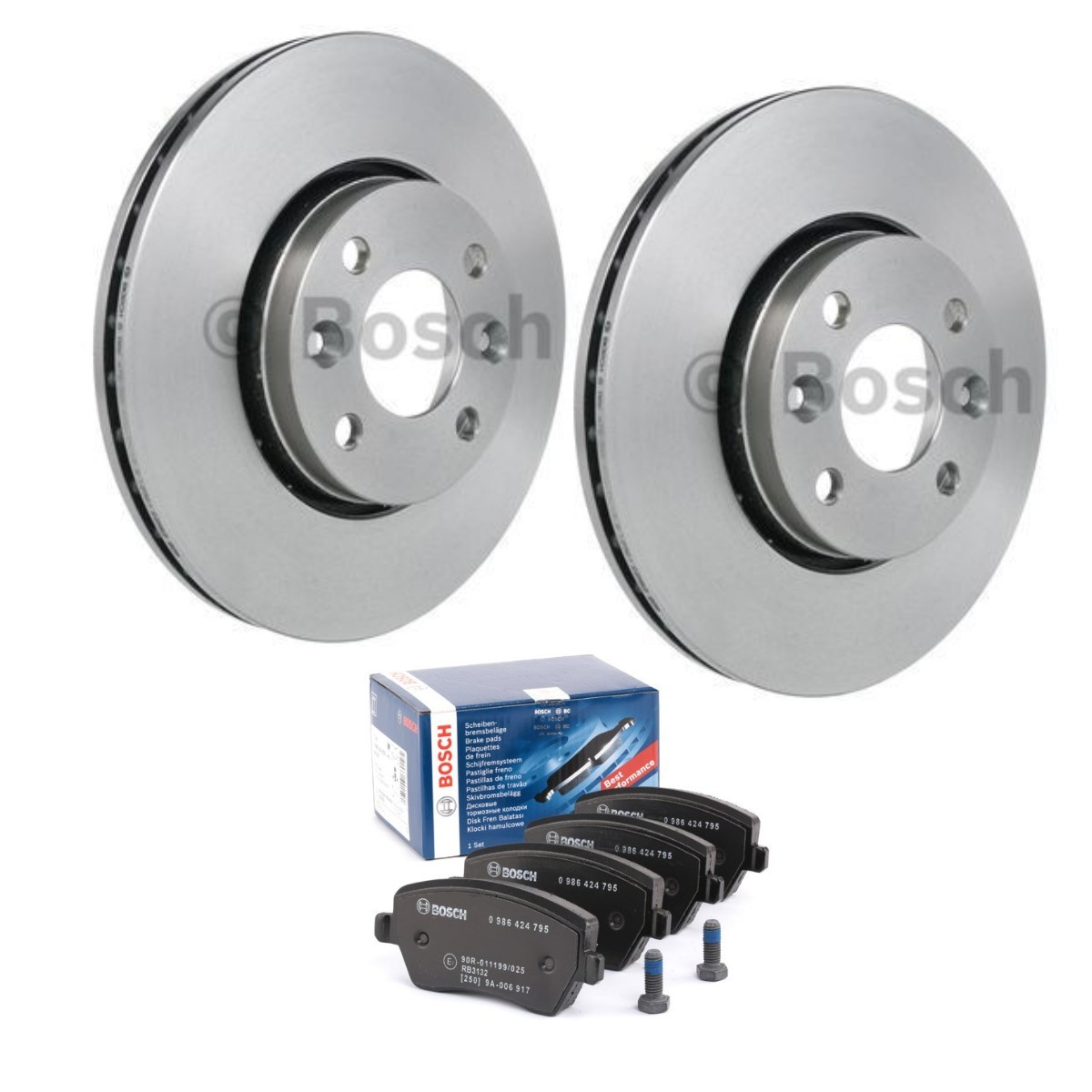 BOSCH BSH3405N0045: Bremsscheiben und -beläge Ø: 258mm, Belüftet