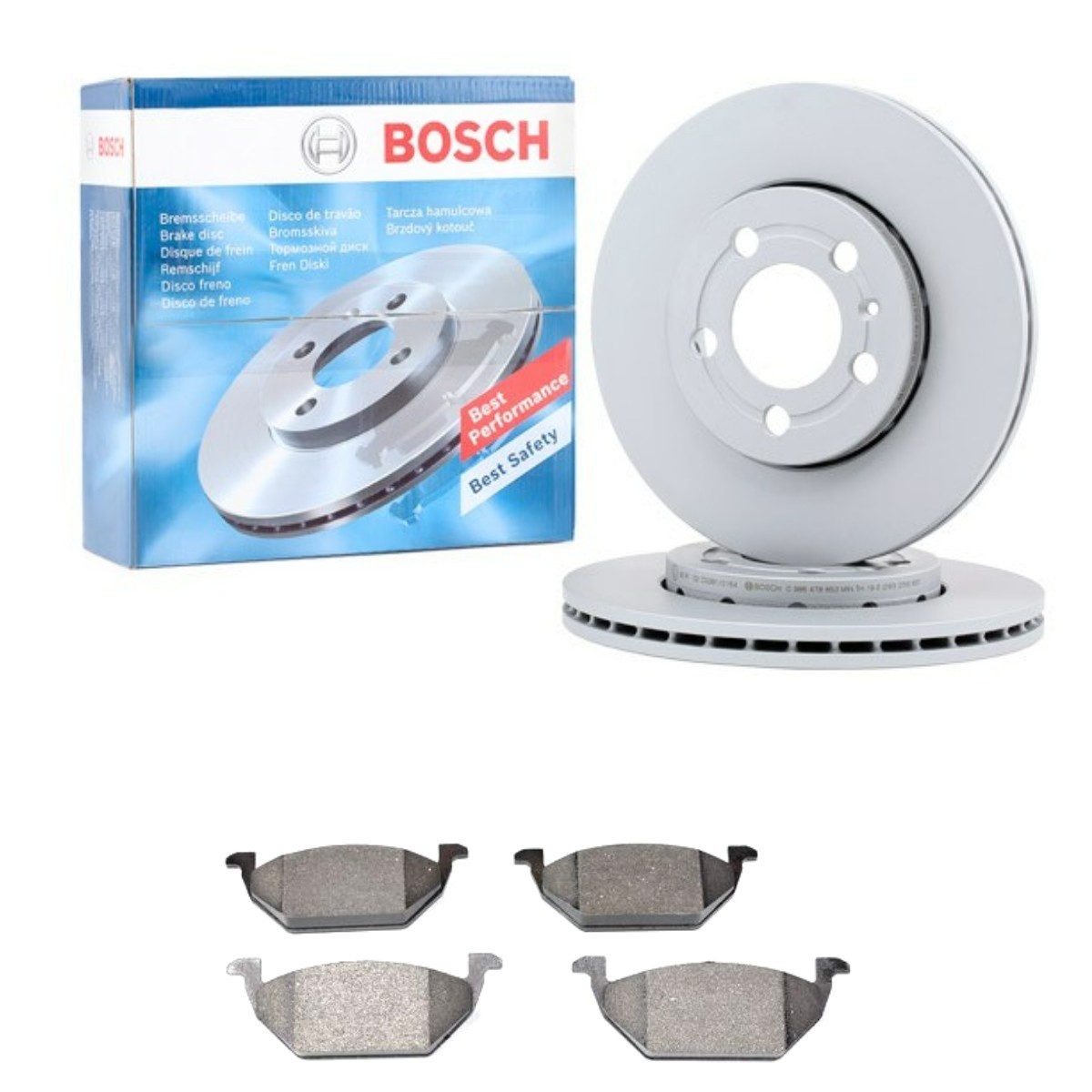 BOSCH BSH3405N0107: Remschijven en blokken Ø: 256mm, Geventileerd