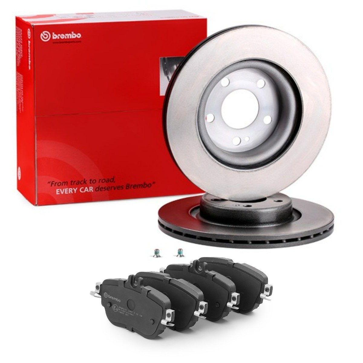 BREMBO BRB3405N0270: Bromssats, skivbroms Ø: 300mm, ventilerad invändigt, tvådelad bromsskiva, Bromsskiva i stål Prime