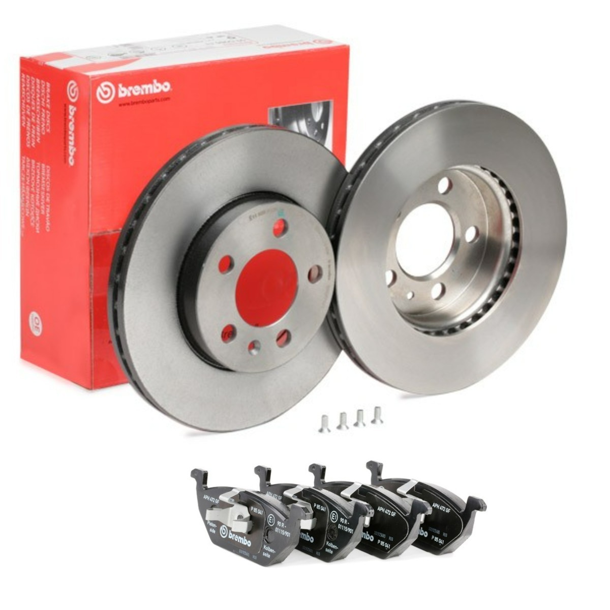 BREMBO BRB3405N0283: Zestaw do hamulców, hamulce tarczowe Ø: 256[mm], z wentylacją wewnętrzną Prime