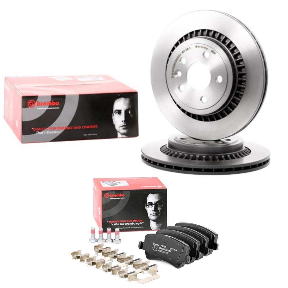 BREMBO BRB3405N0320: Fék készlet, tárcsafék Ø: 302mm, belső hűtésű Prime