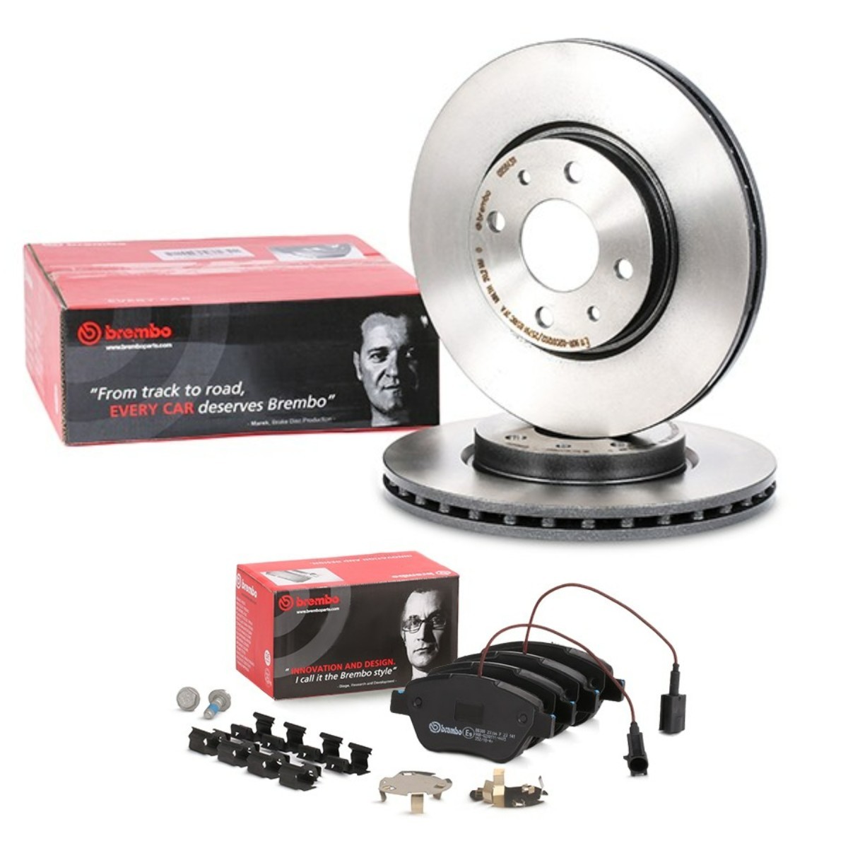 BREMBO BRB3405N0449: Bromssats, skivbroms Ø: 257mm, ventilerad invändigt Prime