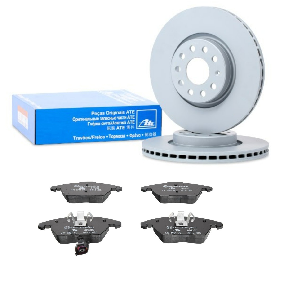 ATE ATE3405N0003: Bremžu komplekts, Disku bremzes Ø: 312,0mm, ventilējams