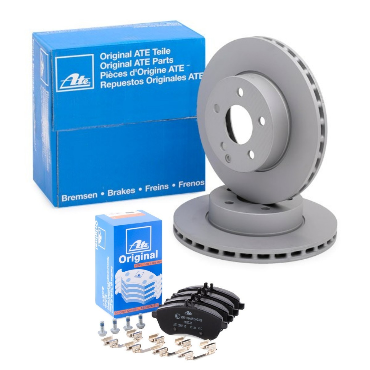 ATE ATE3405N0006: Bromssats, skivbroms Ø: 288mm, ventilerad