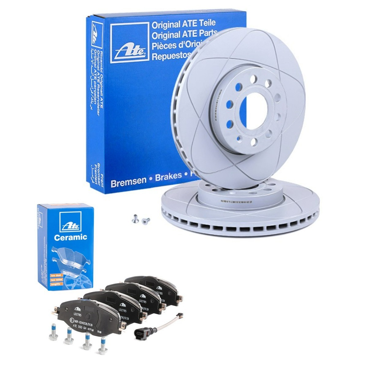 ATE ATE3405N0015: Pidurikomplekt, ketaspidur Ø: 288mm, õhutusega