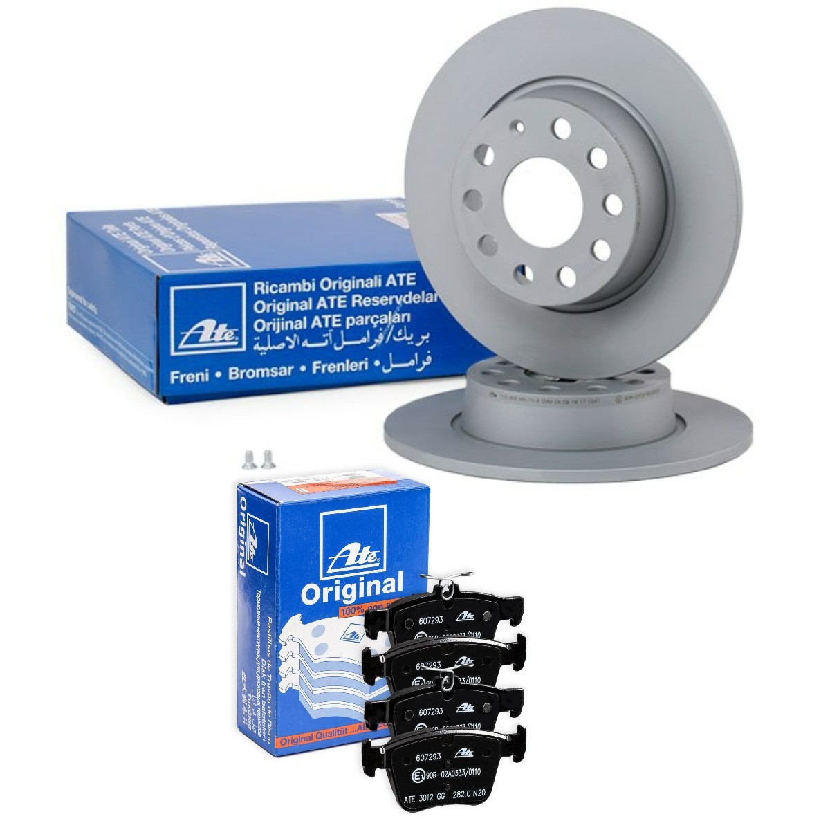 ATE ATE3405N0016: Bremsscheiben und -beläge Ø: 272,0mm, voll