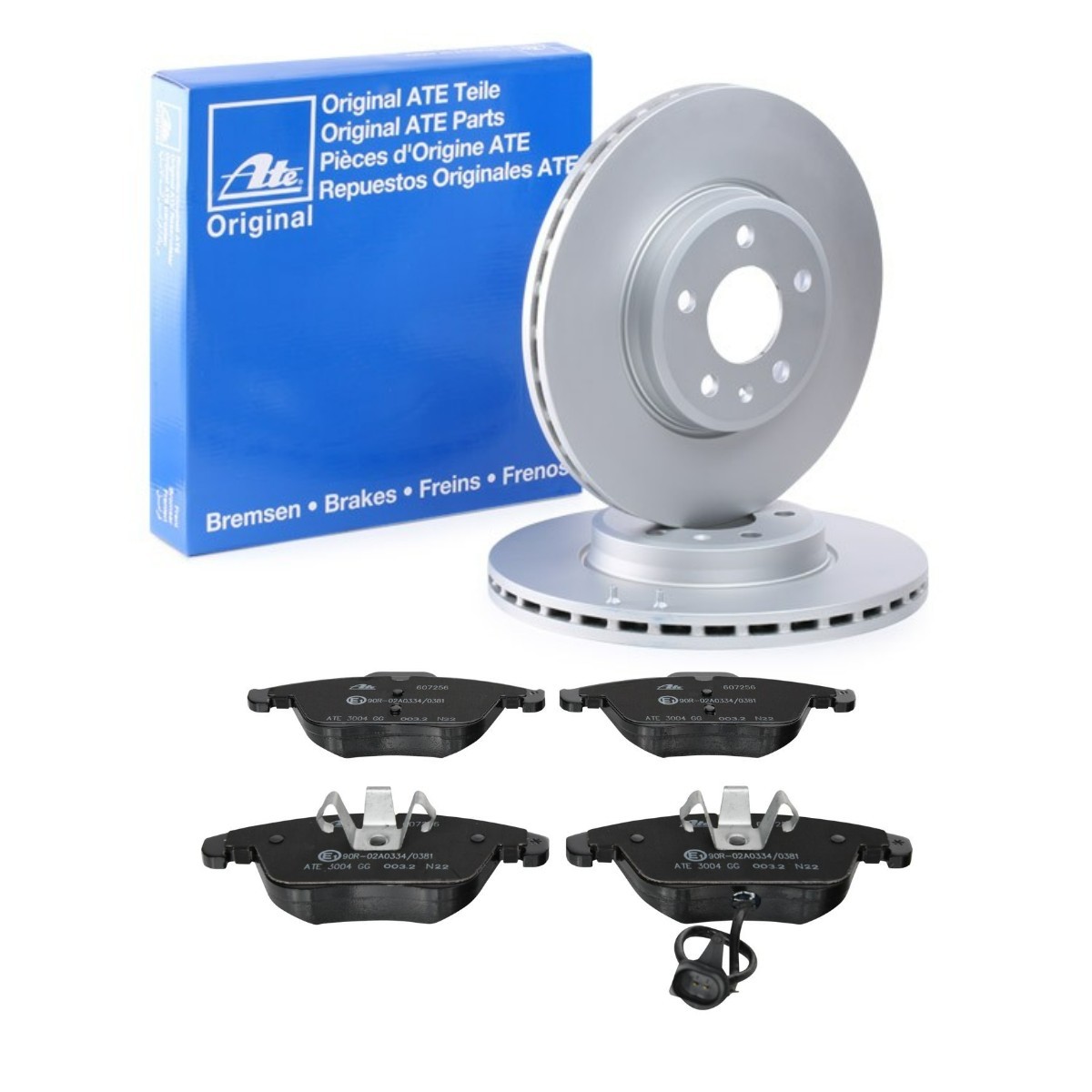 ATE ATE3405N0024: Remschijven en blokken Ø: 314,0mm, Geventileerd