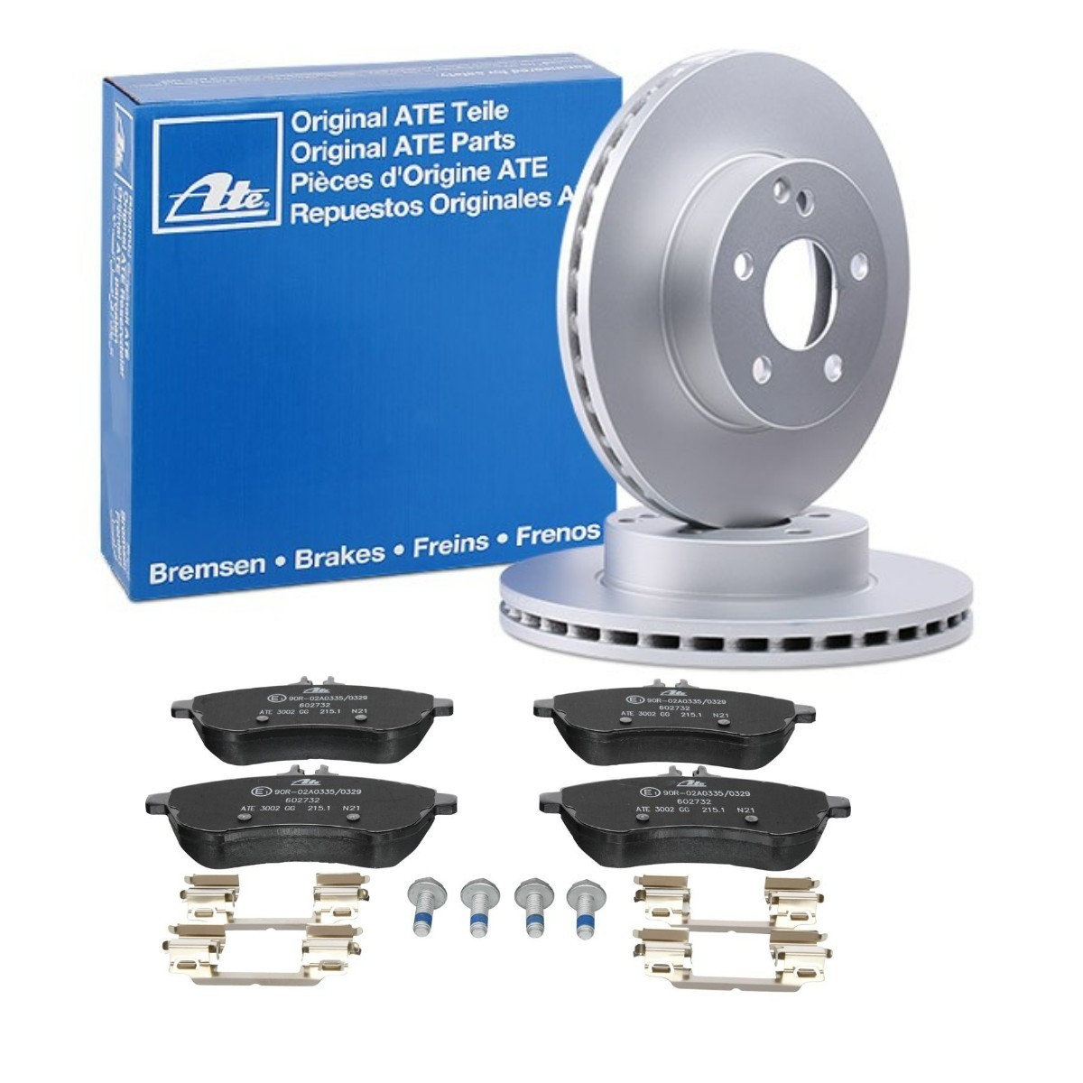 ATE ATE3405N0044: Bromssats, skivbroms Ø: 295,0mm, ventilerad