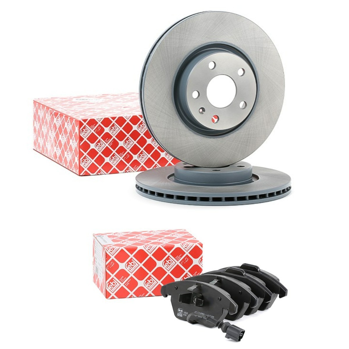 FEBI BILSTEIN FBL3405N0001: Bremseskiver og -klosser framaksel, Ø: 312mm, innvendig ventilert