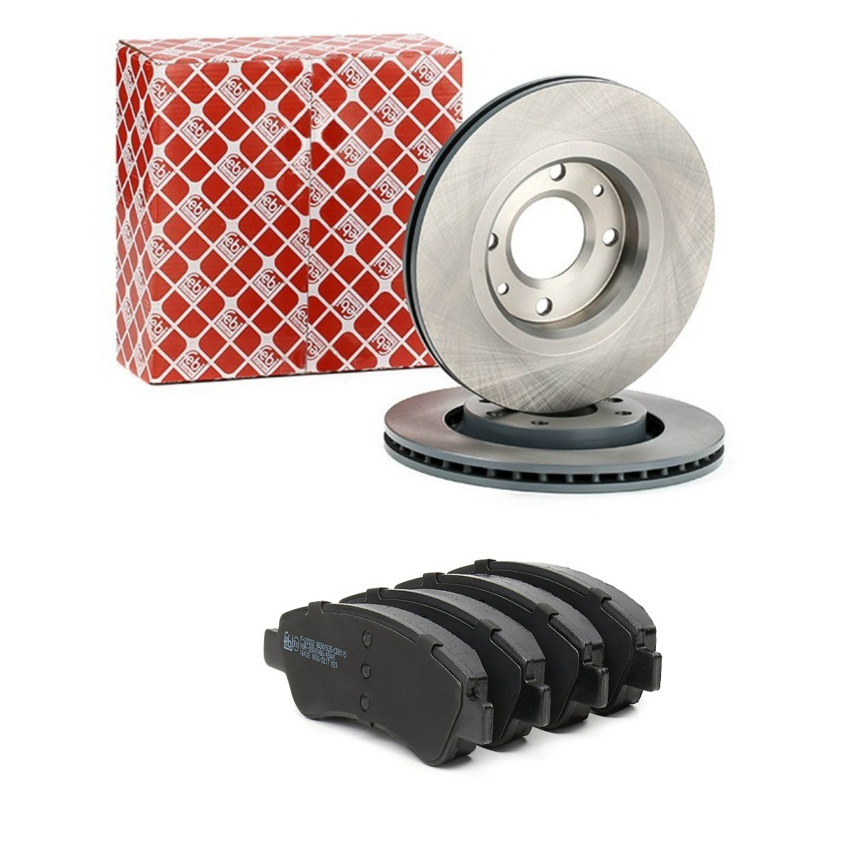 FEBI BILSTEIN FBL3405N0007: Remschijven en blokken Vooras, Ø: 266mm, interne ventilatie