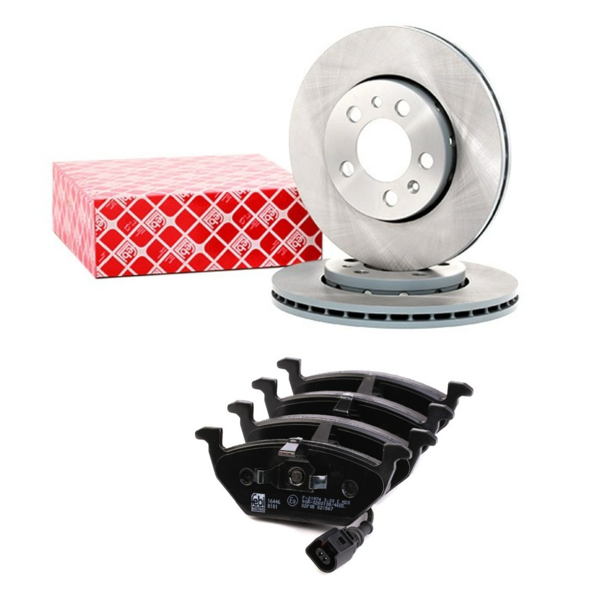 FEBI BILSTEIN FBL3405N0025: Bremžu komplekts, Disku bremzes Priekšējais tilts, Ø: 256mm, ar iekšējo ventilāciju