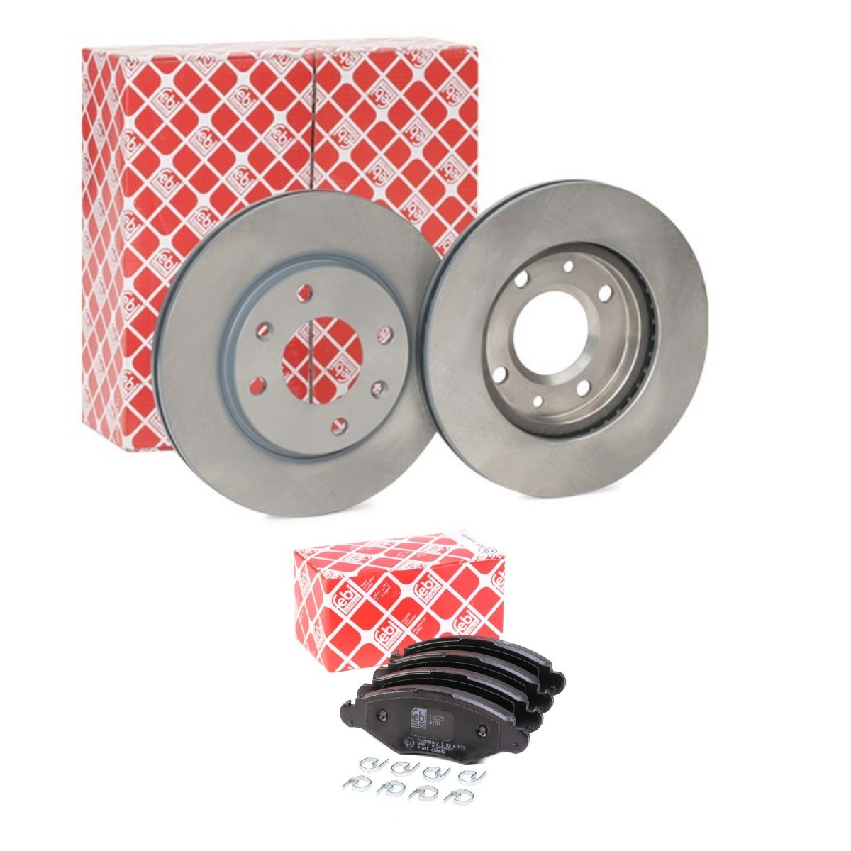 FEBI BILSTEIN FBL3405N0058: Fék készlet, tárcsafék elsőtengely, Ø: 247mm, belső hűtésű