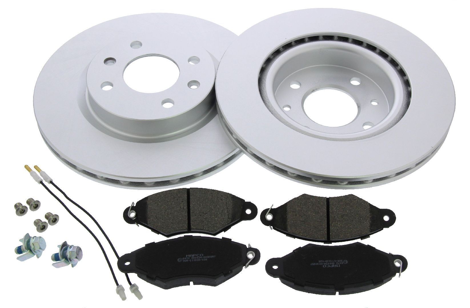 MAPCO 47115C: Remschijven en blokken Vooras, Ø: 259mm, Geventileerd