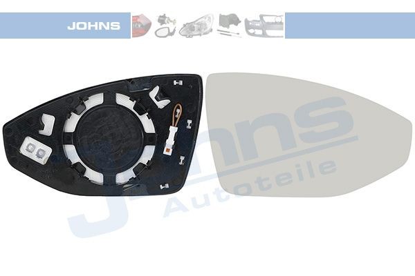 JOHNS 13 21 38-82: Стъкло на огледало, външно огледало дясно